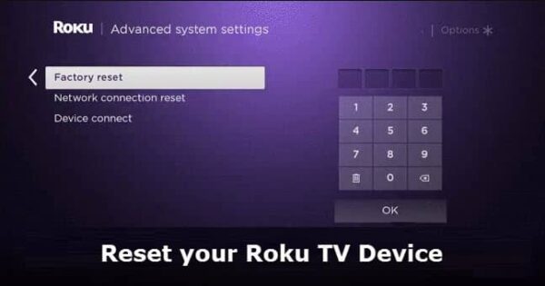 Cómo restablecer de fábrica su dispositivo de TV Roku