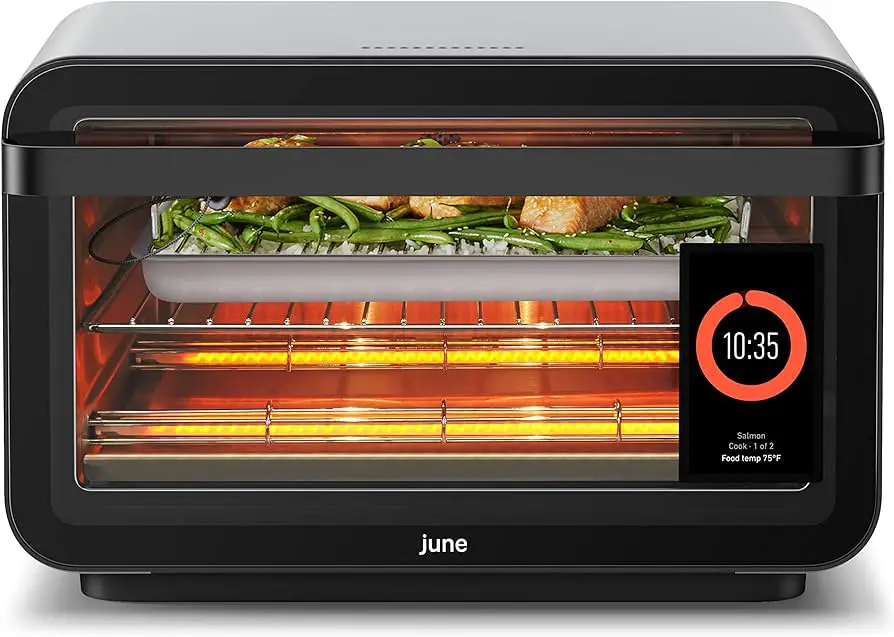 El nuevo horno inteligente de junio reconoce más alimentos y cocina automáticamente