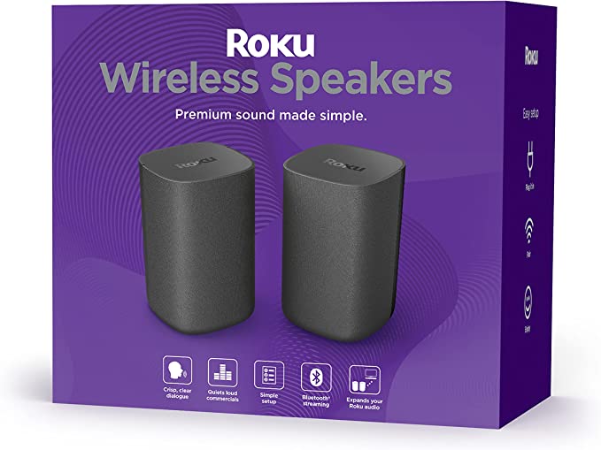 El par de parlantes inalámbricos de Roku para su televisor (Roku) comienzan a enviarse el 16 de noviembre
